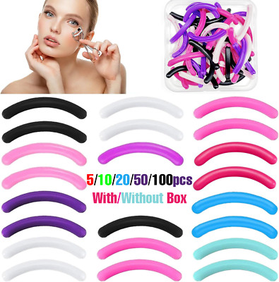 Wimpernzange Nachfüller Gummi 5-100 Stück Pads Kosmetik Clips Kreis Make-up Werkzeug