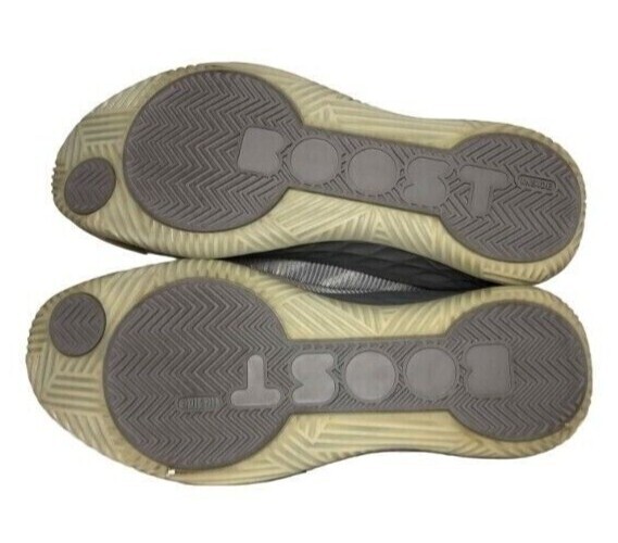 プロアクティブ Adidas Pro Boost Low White Light Onix FW9499 Men's Size 14.5