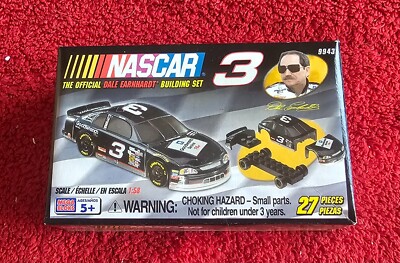 Vintage Mega Bloks NASCAR Dale Earnhardt Sr Car & Building Set 27 Piece NEW 9943