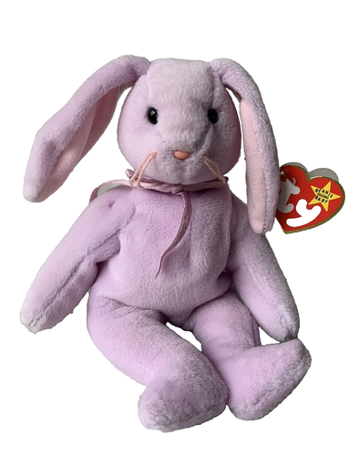 Ty Beanie Baby Rabbit Floppity Plush with Tags- Rare Bunny Retired ...