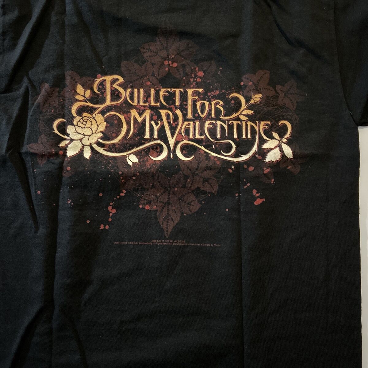 Bullet For My Valentine Black Skull T-Shirt Small Official Bullet For My Valentine Black Skull T-Shirt Small Official