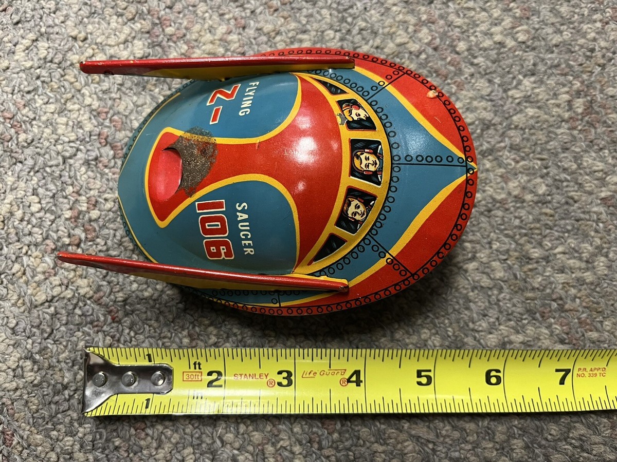 Modern Toys Japan Tin Friction Flying Saucer Z-106 *ST | eBay Modern Toys Japan Tin Friction Flying Saucer Z-106 *ST | eBay