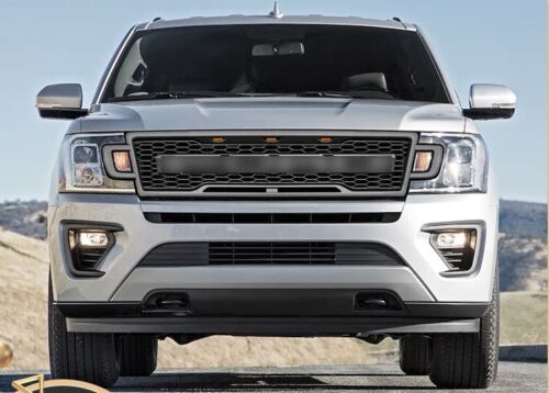 For Ford Expedition 2019-2022 Front Grille With LED Light - Picture 4 of 5