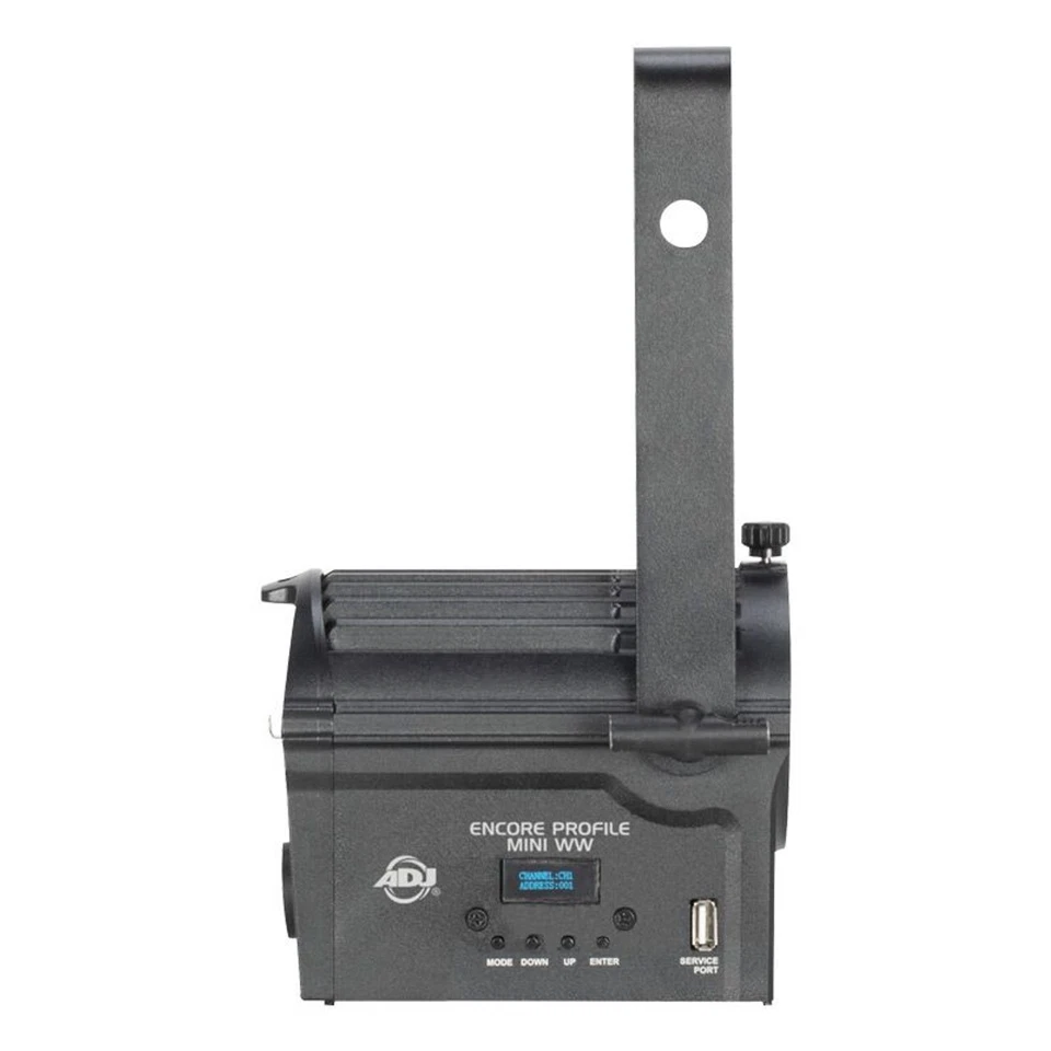 (2) American DJ Encore Profile Mini WW Warm White Ellipsoidal Spot Lights+Fogger - Image 4 of 4