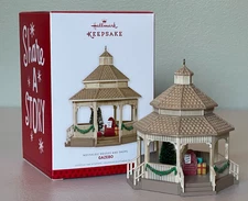 Hallmark 2013 Nostalgic Houses And Shops GAZEBO Limited Edition Ornament ~ NIB