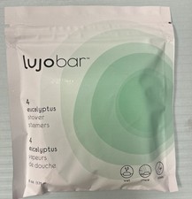 Lujo Bar Eucalyptus Shower Steamers Vegan 6 oz Exp. 02/26