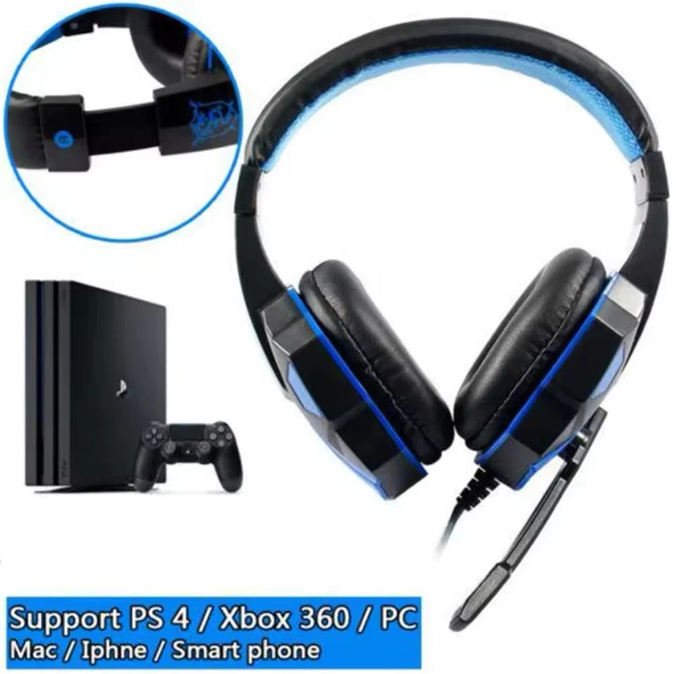 3.5mm Gaming Headphone with Mic Headset for Xbox PS4 PS5 PC Laptop UK - Image 3 of 4