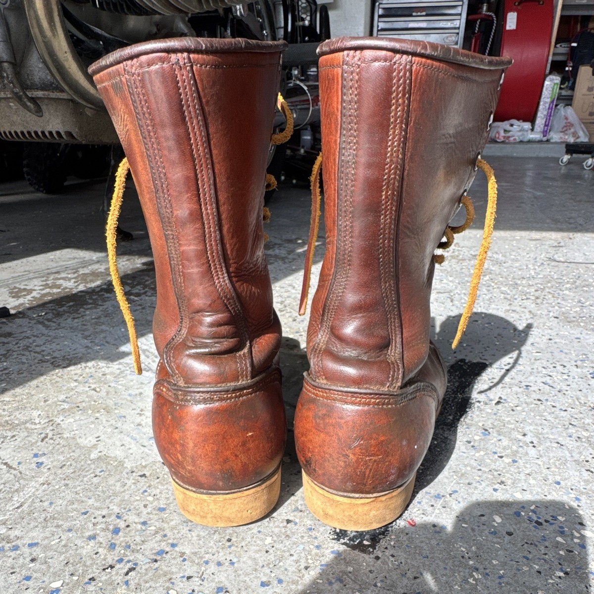 Red Wing Shoes Vintage Irish Setter Sport Boots Mens 8.5 USA Moc