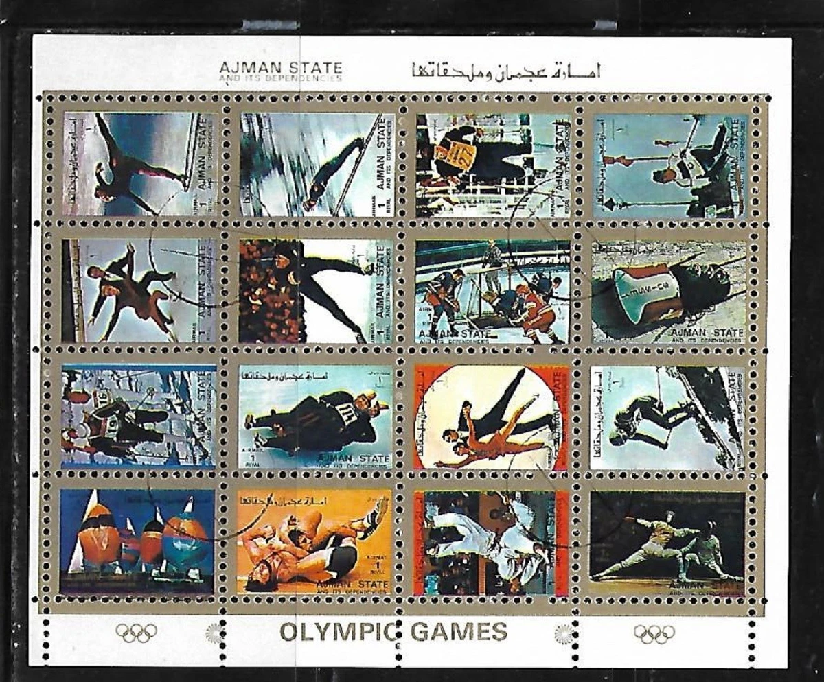 2 timbres argent Emirats Arabes Unis 1972 Ras Al Khaima MNH