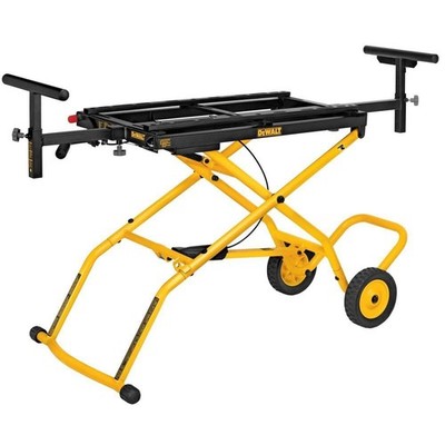DEWALT Miter Saw Stand With Wheels, 321/2 in. x 60 in Foldable Rollling Stand...