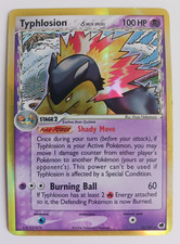 Typhlosion Pokemon Card Holo Rare 12/101 Delta Species EX Dragon Frontiers MP