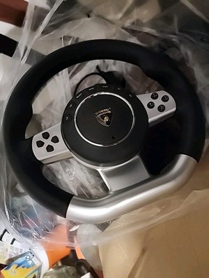 Lamborghini Gallardo Evo Steering Racing Wheel - Playstation 3,Ps2 and PC