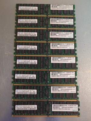 4GB DDR2 2Rx4 PC2-6400P-666-12-LO ECC Server Ram
