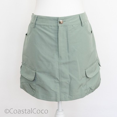 Lulus City Sensation High-Rise Cargo Mini Skirt XL Skort Sage Green Streetwear