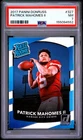 2017 PANINI DONRUSS #327 PATRICK MAHOMES II ROOKIE RC PSA 7