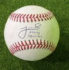 Jeff McNeil Signed Auto Baseball ROMLB Fanatics Under Wraps Flying Squirrel MLB