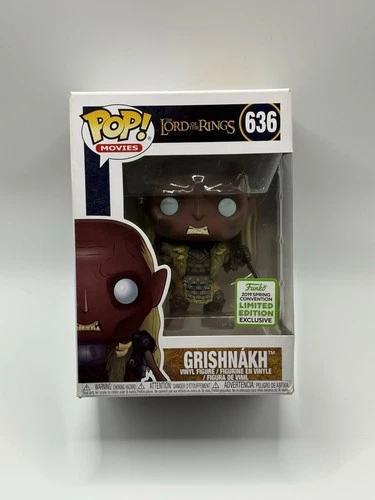 Funko Pop The Lord Of The Rings Grishnakh #636 2019 Spring Con Excl + Protector