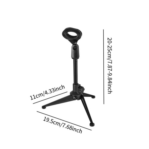 Supporto per microfono da tavolo, supporto compatto per microfono - Photo 3/6