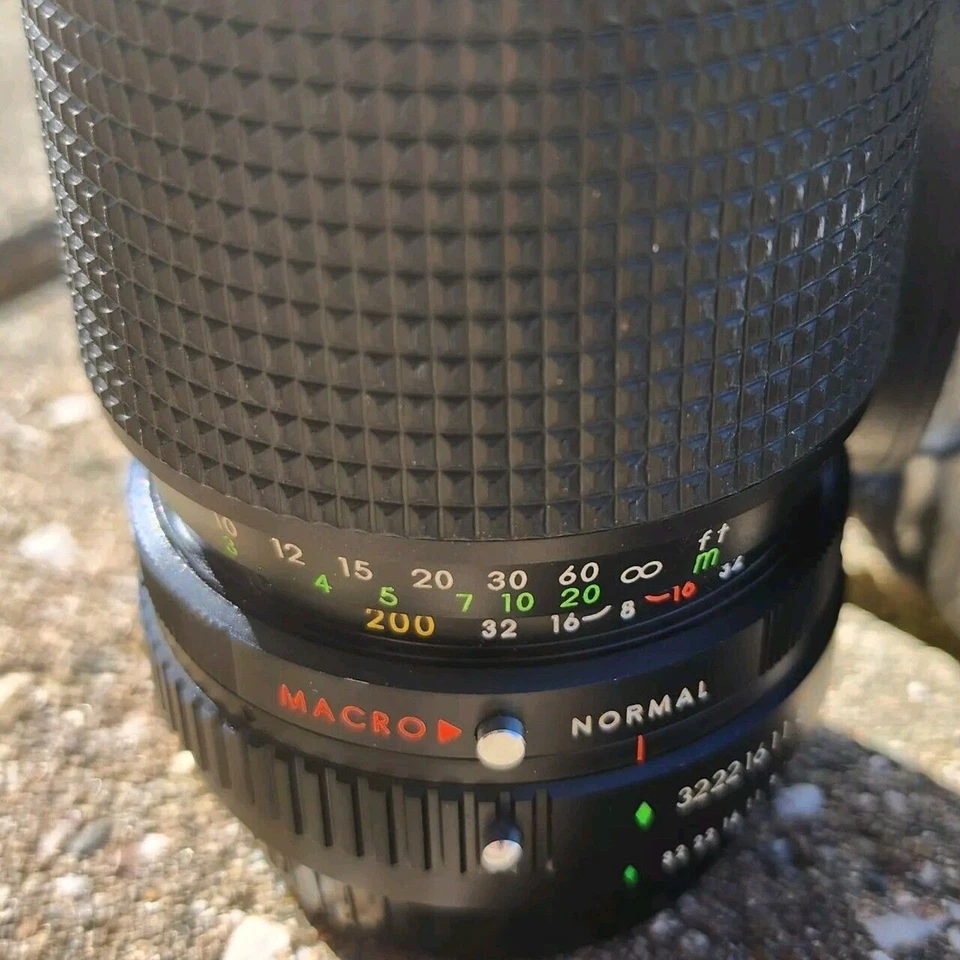 Lente Rokinon MC Auto Tele Zoom Macro 80-200mm f/4.5 com filtro UV Vivitar - Imagem 3 de 4