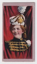 Cigarette Card - Beauties, Curtain Background, T400 (American Tobacco) - #11
