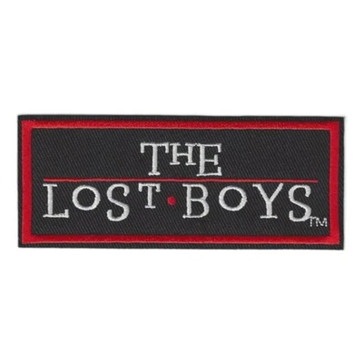 THE LOST BOYS IRON ON PATCH 4" Red Black Embroidered Applique Iconic 80s Movie