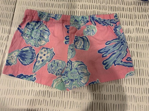 Lilly Pulitzer The Callan Short Serene Blue And Pink Size 14 Lot - Picture 7 of 9