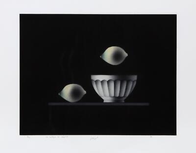 Mario Avati, Un Soupcon de Gravite, Mezzotint, Signiert & Nummeriert, 1987