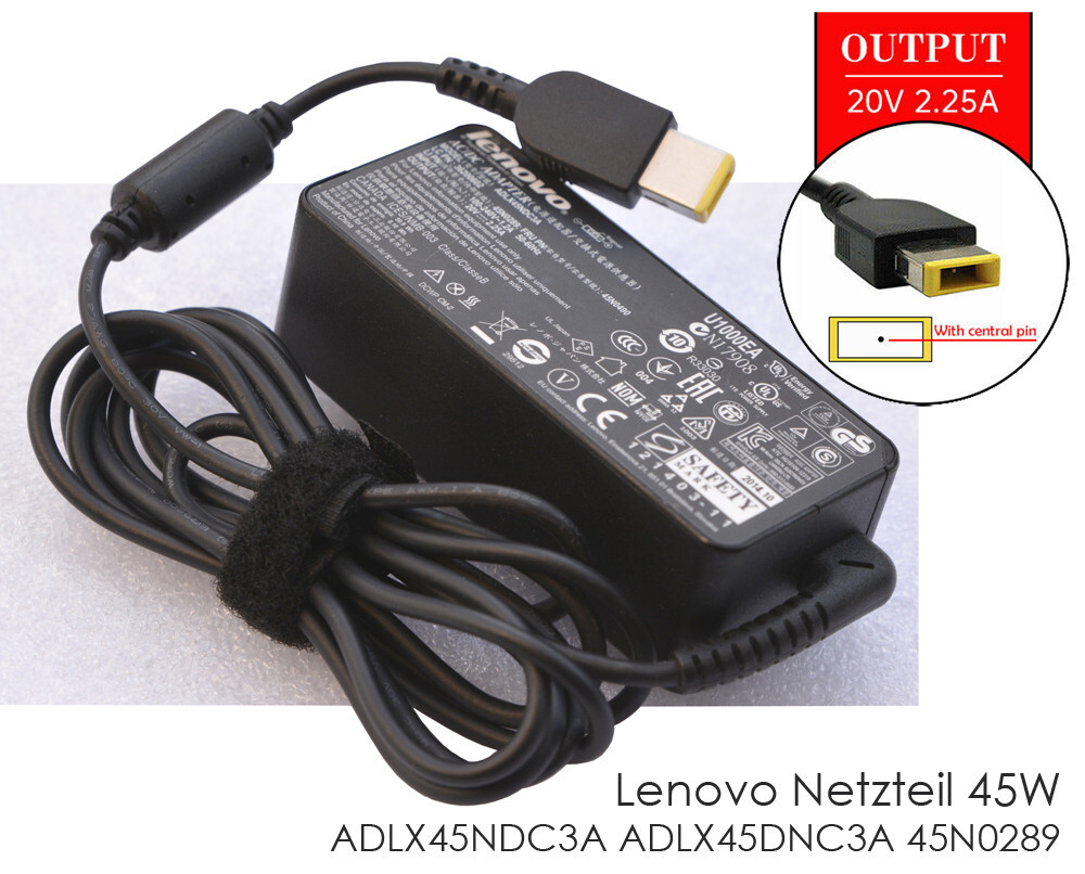 Lenovo Power Supply 20V 45W S5 Yoga P40 P50S P51S S210 S215 S410P S500 S510P N66