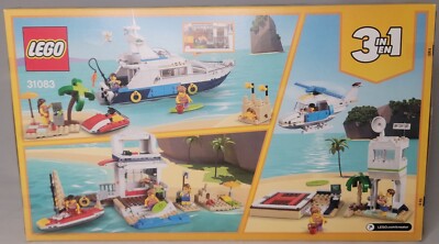 LEGO 31083 Cruising Adventures Creator 3-in-1 Luxury Yacht Beach house