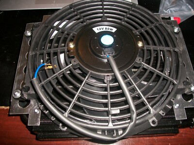 FMR OIL COOLER WITH 10'' ELECTRIC FAN KIT AND 3/8'' FITTINGS, 48'' HOSE, BPK-6501