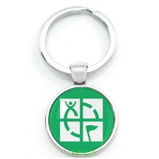 Keychain Geocaching Gift Logo FTF SWAG