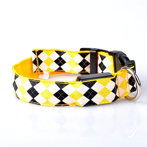 LED Glow Collar Dog Puppy Pet Flashing Light Safety Glow In The Dark FAST POST - Picture 20 of 81