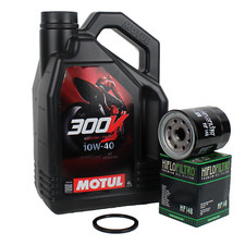 Produktbild - TGB Blade Target 425 500 525 550 Ölwechselset Öl Ölfilter HF148 Motul 300v 10w40