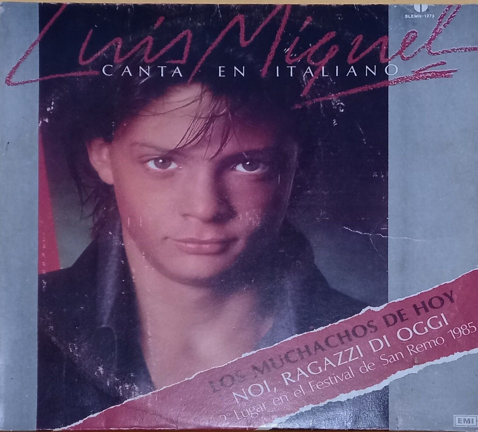 Luis Miguel Lp Vinyl Canta En Italiano 1985 EMI Los Muchachos De Hoy
