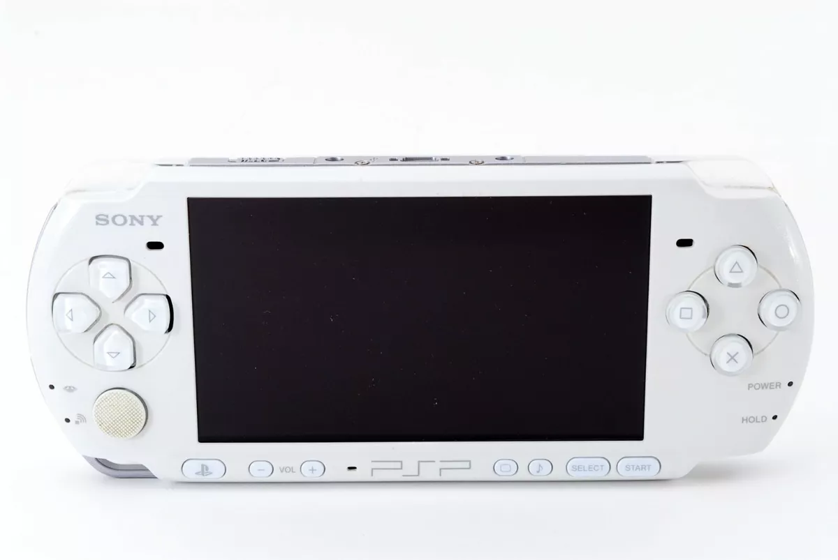 Sony PSP 3000 Launch Edition Pearl White Console w/ Box and Charger  [Excellent]