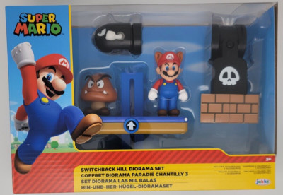 Super Mario Switchback Hill Diorama Set New! *Free Shipping*