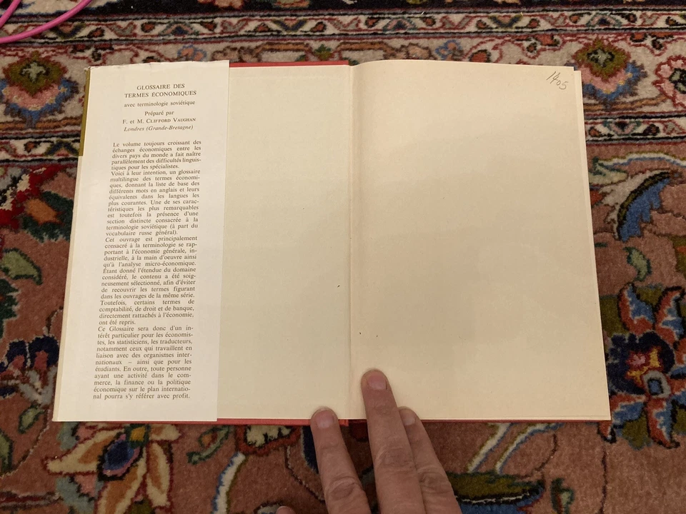 Glossary Of Economic Terms With Soviet Terminology In 4 Languages Dunod 1966 - Image 4 of 4