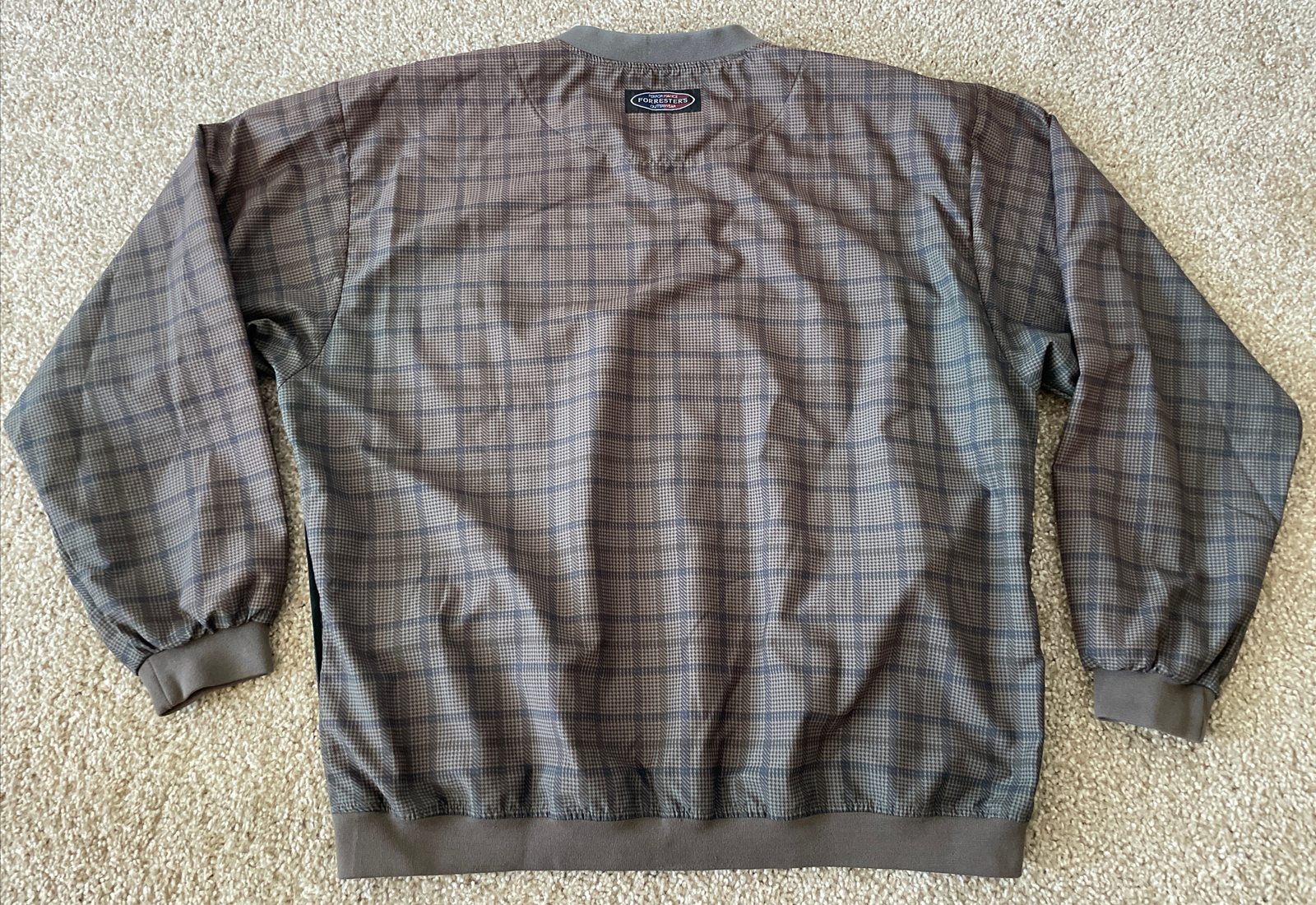 Forrester’s Performance Outerwear Olive Plaid Pul… - image 5