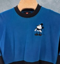 Vintage 90s Mickey Mouse Sweatshirt Mens XL Disney Hanes USA Made Embroidered Co