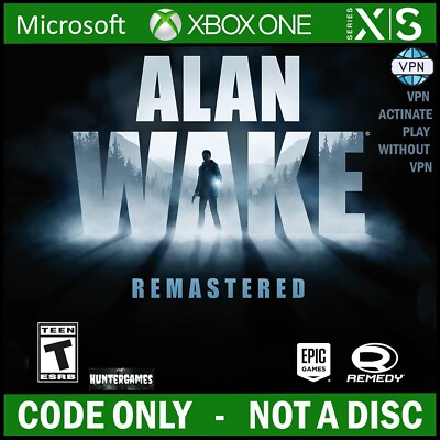 Alan Wake Remastered (Xbox One, Series X|S ) KEY Argentina Region- VPN Global