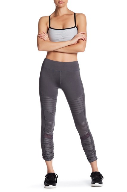 electric yoga moto leggings