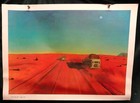 RARE Richard Wawro (1952-2006) Signed 145/300 Lithograph "Motoring through..." — photo 1