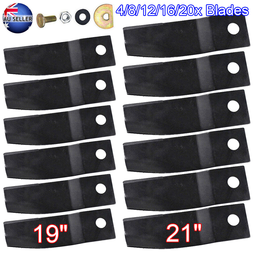 19" 21" Inch Blades Bolts Nuts Lawn Mower Kit For Honda HRU196/197