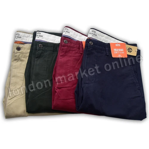 DOCKERS GENUINE LEVI'S SLIM FIT FLAT FRONT PACIFIC FIELD KHAKI CHINOS PANTS