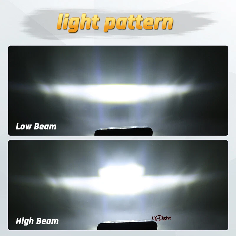 New 4x6" LED Headlight Hi/Lo Sealed Beam for Chevrolet S10 1995 1996 1997 Trucks - Image 3 of 4