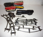 Vintage Marx Pressed Steel 5 Cars With Tracks for Repair Untested