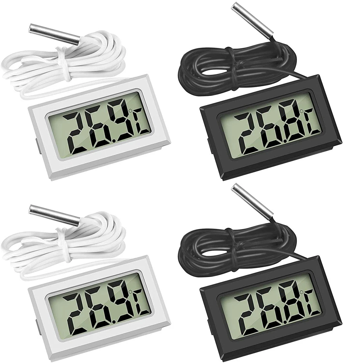 LCD Digital Fridge Thermometer Probe Fridge Freezer Temperature UK Seller