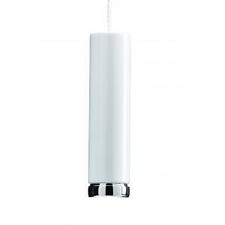 Croydex Modern White Bathroom Light Pull Cord Handle with Chrome Detail, 1m Cord