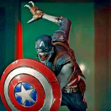 Captain America Marvel Zombies What If? BDS Art Scale 1/10 Statue - Iron Studios