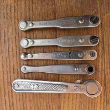 Vintage Offset Ratcheting Screwdrivers Lot Yankee General Oxwall Chapman